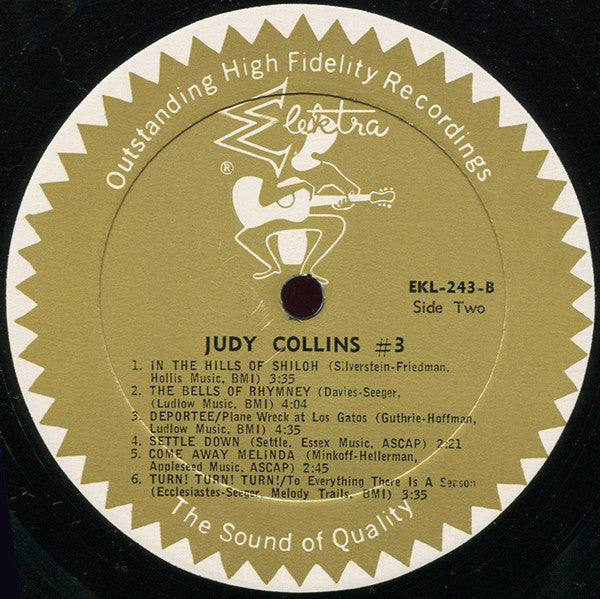 Judy Collins : Judy Collins #3 (LP,Album,Mono)