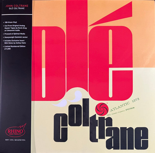 John Coltrane : Olé Coltrane (LP,Album,Limited Edition,Numbered,Reissue)