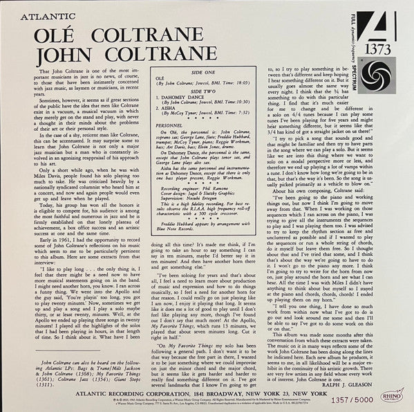 John Coltrane : Olé Coltrane (LP,Album,Limited Edition,Numbered,Reissue)