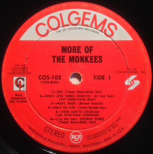 Monkees, The : More Of The Monkees (LP,Album,Stereo)