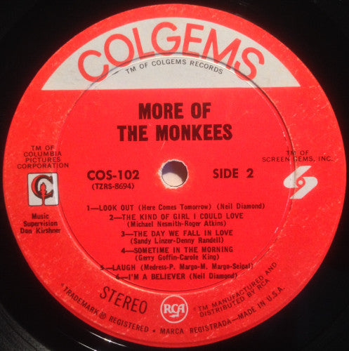 Monkees, The : More Of The Monkees (LP,Album,Stereo)