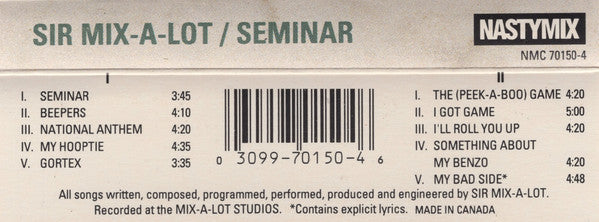 Sir Mix-A-Lot : Seminar (Album)