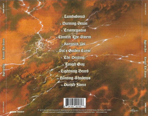 High On Fire : Cometh The Storm (Album)