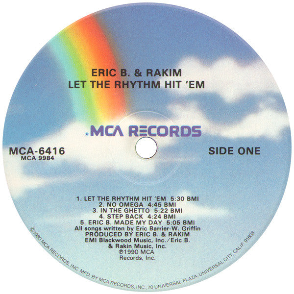 Eric B. & Rakim : Let The Rhythm Hit 'Em (LP,Album)