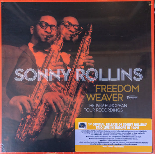 Sonny Rollins : Freedom Weaver The 1959 European Tour Recordings (Record Store Day,Limited Edition,Numbered)