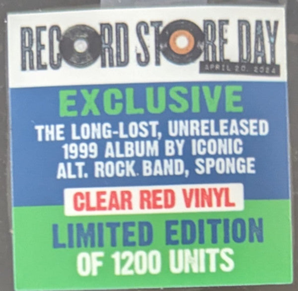 Sponge (3) : Planet Girls The Lost 1999 Album (LP,Album,Record Store Day,Limited Edition)