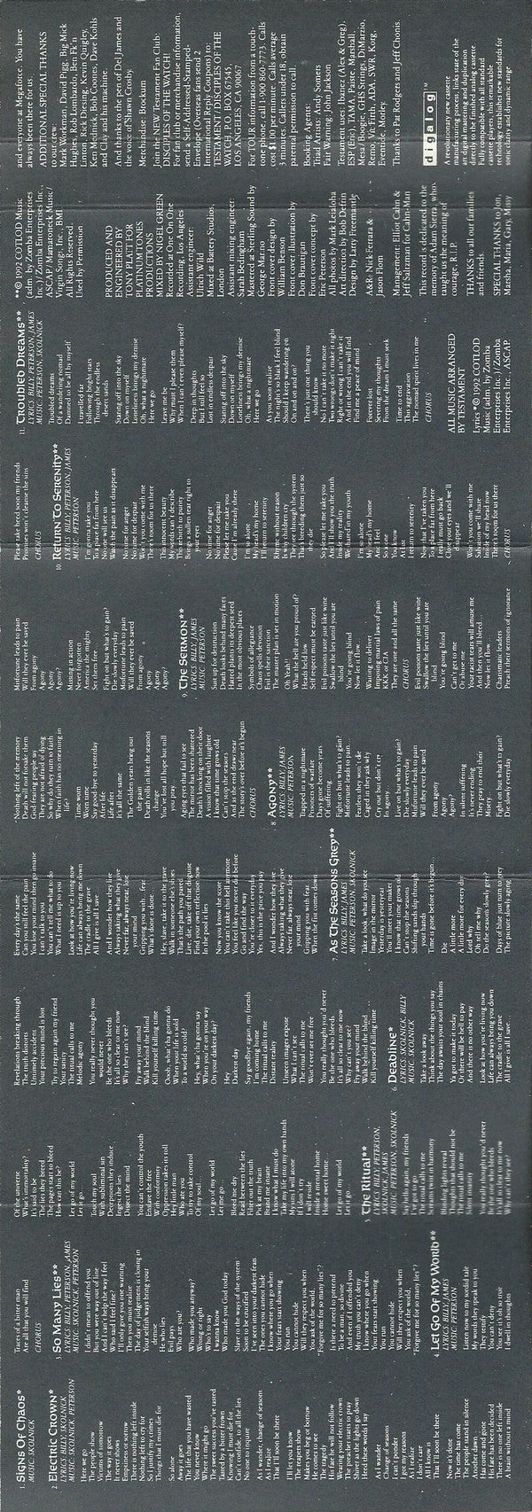 Testament (2) : The Ritual (Album)