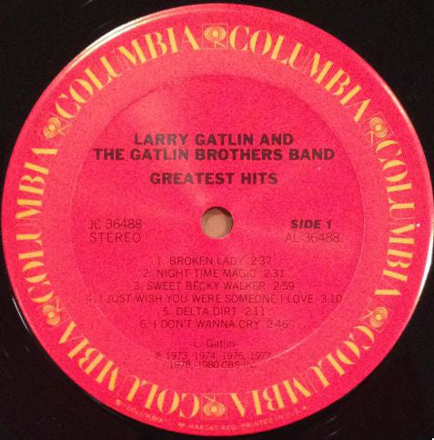 Larry Gatlin & The Gatlin Brothers : Greatest Hits (LP,Compilation)