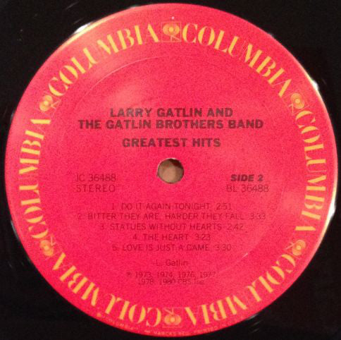 Larry Gatlin & The Gatlin Brothers : Greatest Hits (LP,Compilation)