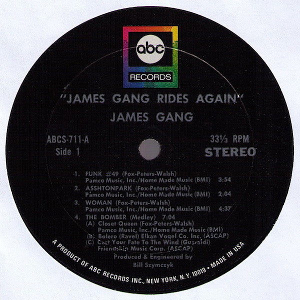 James Gang : James Gang Rides Again (LP,Album)