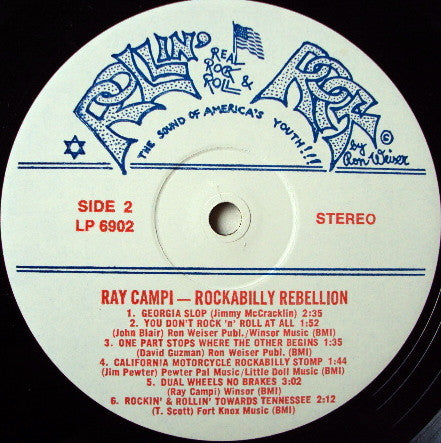 Ray Campi : Rockabilly Rebellion (LP,Album)