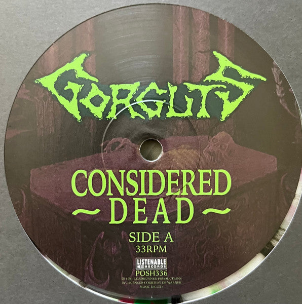 Gorguts : Considered Dead (LP,Album,Limited Edition,Reissue)