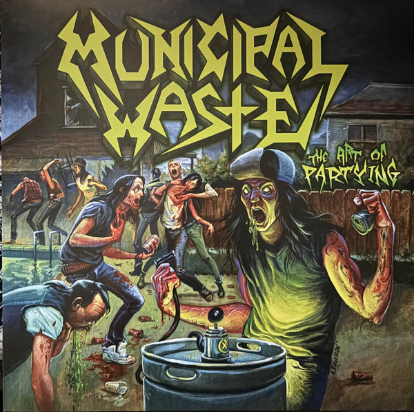 Municipal Waste : The Art Of Partying (LP,Album,Reissue,Stereo)