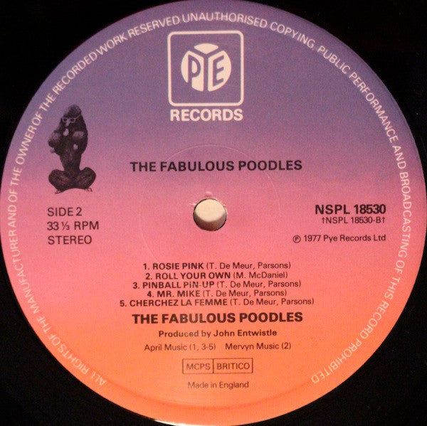Fabulous Poodles : Fabulous Poodles (LP,Album)