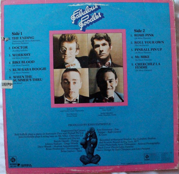 Fabulous Poodles : Fabulous Poodles (LP,Album)