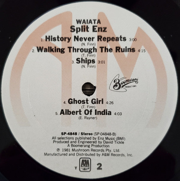 Split Enz : Waiata (LP,Album)