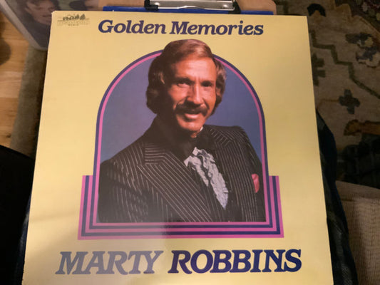 Marty Robbins : Golden Memories (LP,Compilation,Reissue)