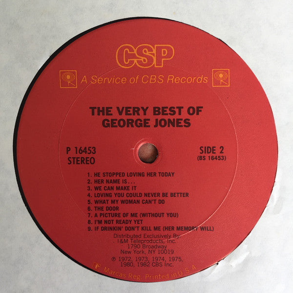 George Jones (2) : The Very Best Of George Jones (LP,Compilation)