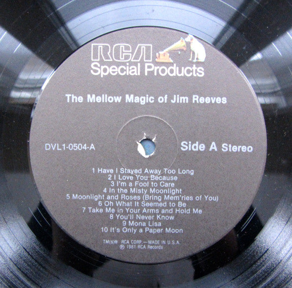 Jim Reeves : The Mellow Magic Of Jim Reeves (LP,Compilation)
