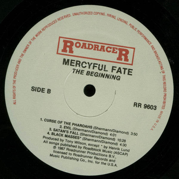 Mercyful Fate : The Beginning (LP,Compilation,Remastered)
