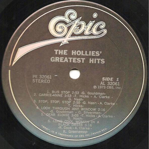 Hollies, The : The Hollies' Greatest Hits (LP,Compilation,Reissue)