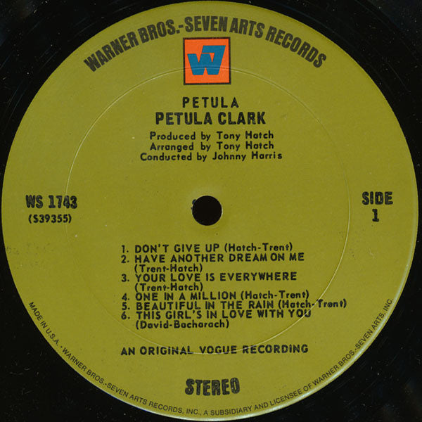Petula Clark : Petula (LP,Album,Stereo)