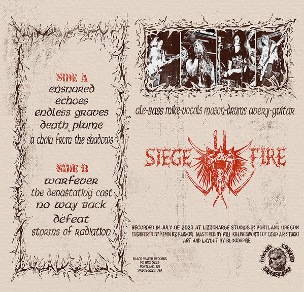 Siege Fire : The Devastating Cost (LP,45 RPM)