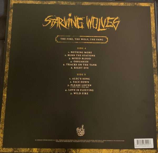 Starving Wolves : The Fire, The Wolf, The Fang (LP,Album,Stereo)