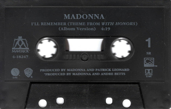 Madonna : I'll Remember (Single)