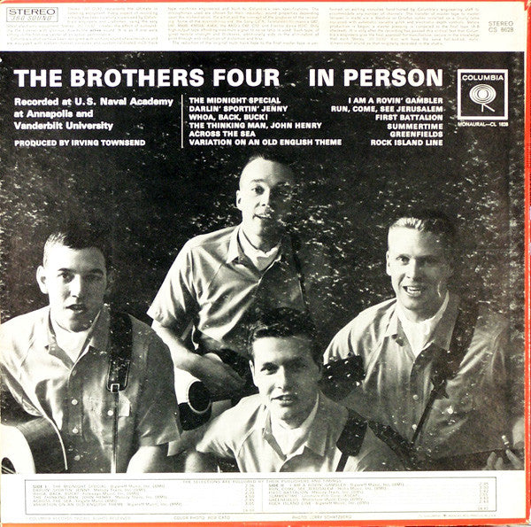 Brothers Four, The : In Person (LP,Stereo,Album)