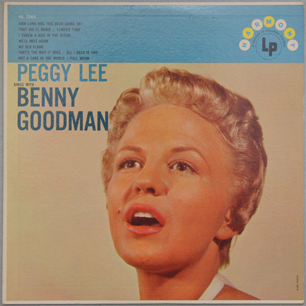 Peggy Lee And Benny Goodman : Peggy Lee Sings With Benny Goodman (LP,Compilation)