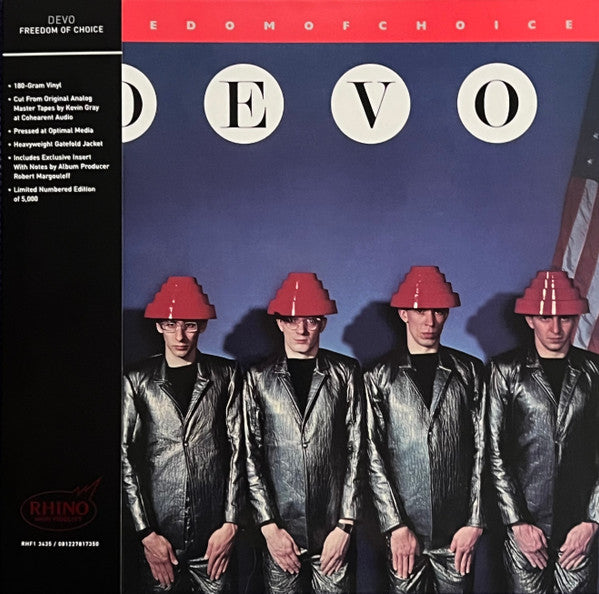 Devo : Freedom Of Choice (LP,Album,Limited Edition,Numbered,Reissue,Stereo)