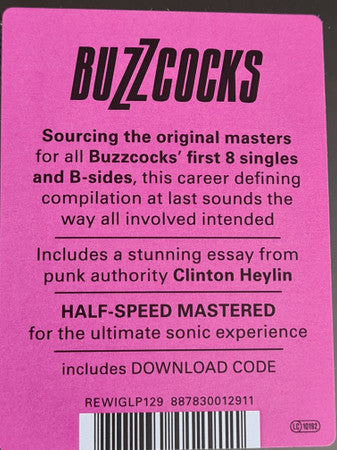 Buzzcocks : Singles Going Steady (LP,Compilation,Reissue,Remastered,Repress)