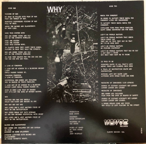 Discharge : Why (12",45 RPM,Reissue)