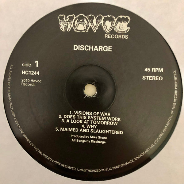 Discharge : Why (12",45 RPM,Reissue)