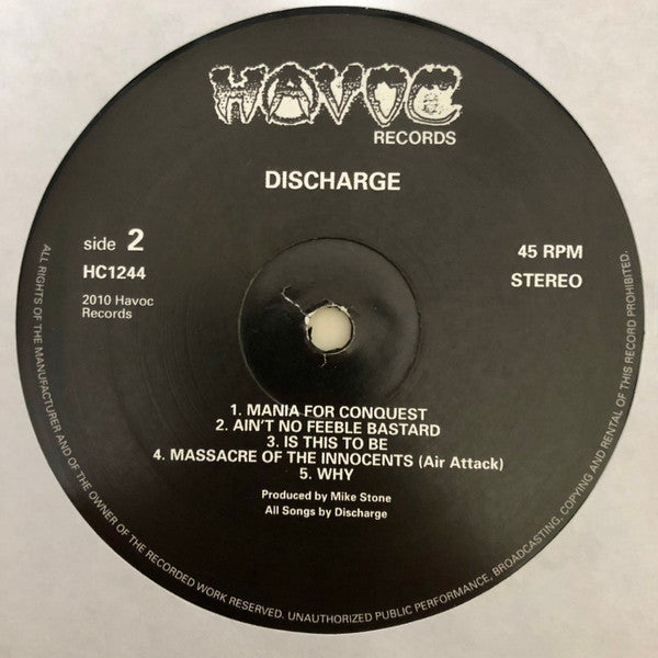 Discharge : Why (12",45 RPM,Reissue)