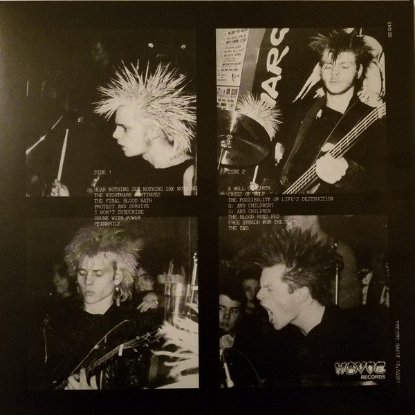 Discharge : Hear Nothing See Nothing Say Nothing (LP, Album, RE, Gat)