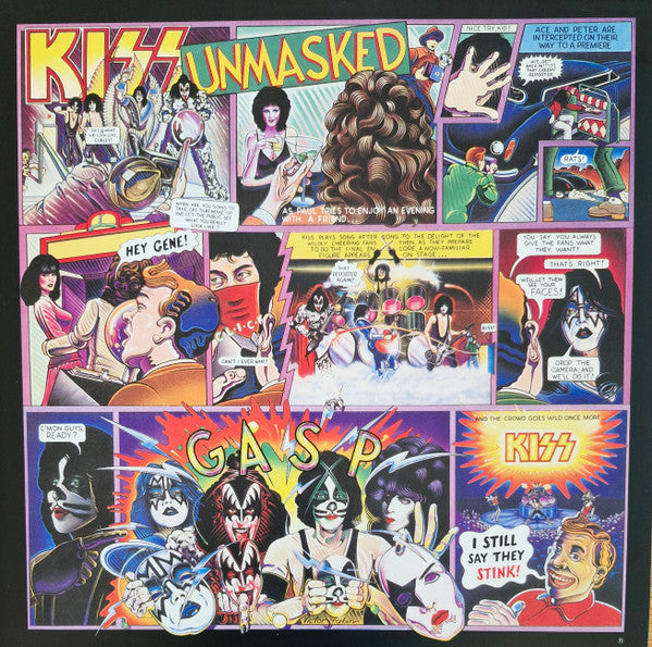 Kiss : Unmasked (LP,Album,Reissue)