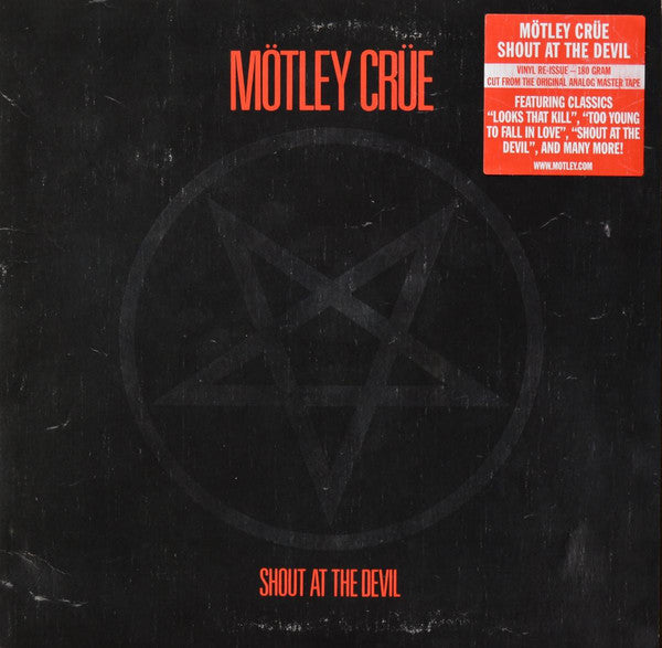 Mötley Crüe : Shout At The Devil (LP,Album,Reissue)