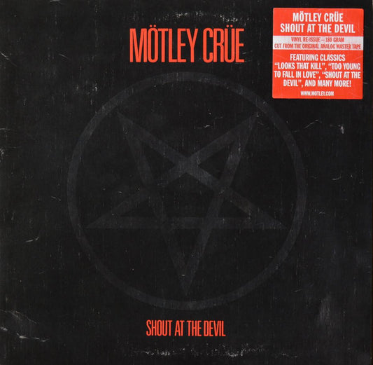 Mötley Crüe : Shout At The Devil (LP,Album,Reissue)