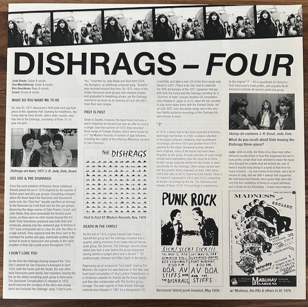 Dishrags, The : Four (LP,Deluxe Edition,Remastered,Stereo)