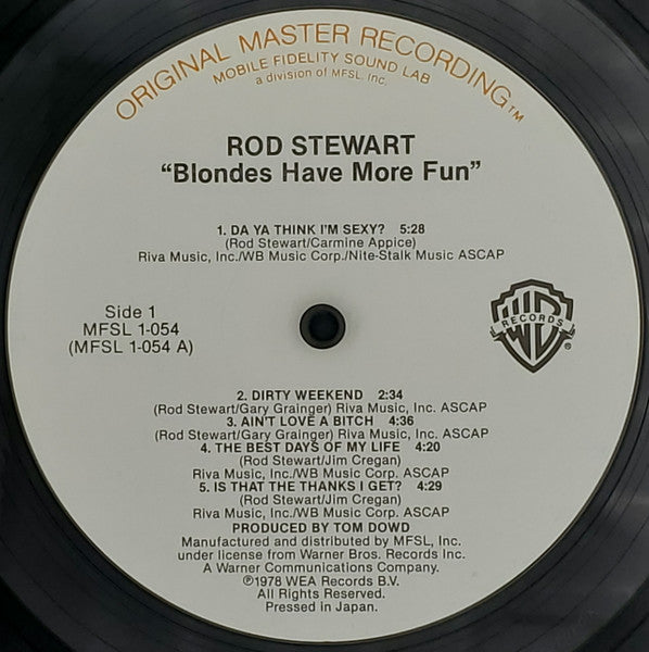 Rod Stewart : Blondes Have More Fun (LP,Album,Limited Edition,Reissue,Remastered,Stereo)