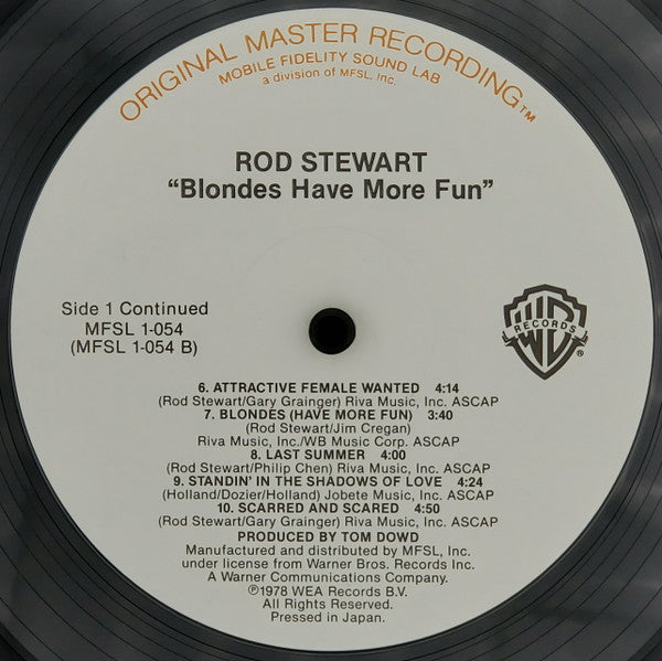 Rod Stewart : Blondes Have More Fun (LP,Album,Limited Edition,Reissue,Remastered,Stereo)
