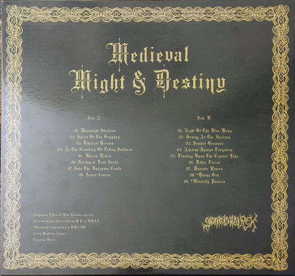 Lost Horizons (4) : Medieval Might & Destiny (LP,Compilation,Limited Edition)