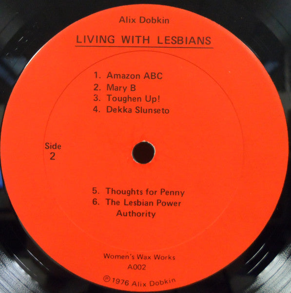 Alix Dobkin : Living With Lesbians (LP,Album)