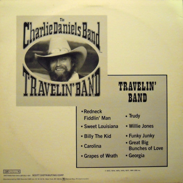 Charlie Daniels Band, The : Travelin' Band (LP,Compilation)