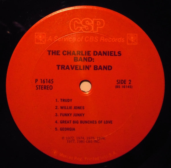 Charlie Daniels Band, The : Travelin' Band (LP,Compilation)