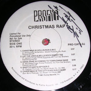 Various : Christmas Rap (LP,Compilation,Promo)