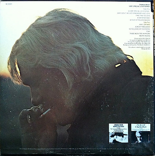 Charlie Rich : Very Special Love Songs (LP,Album)