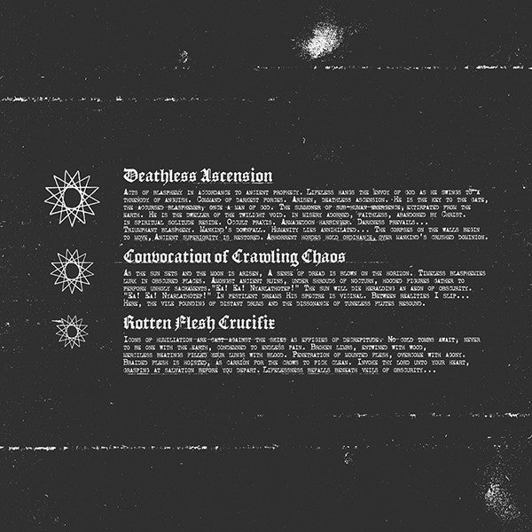 Cruciamentum : Convocation Of Crawling Chaos (10",33 ⅓ RPM,Limited Edition,Reissue)